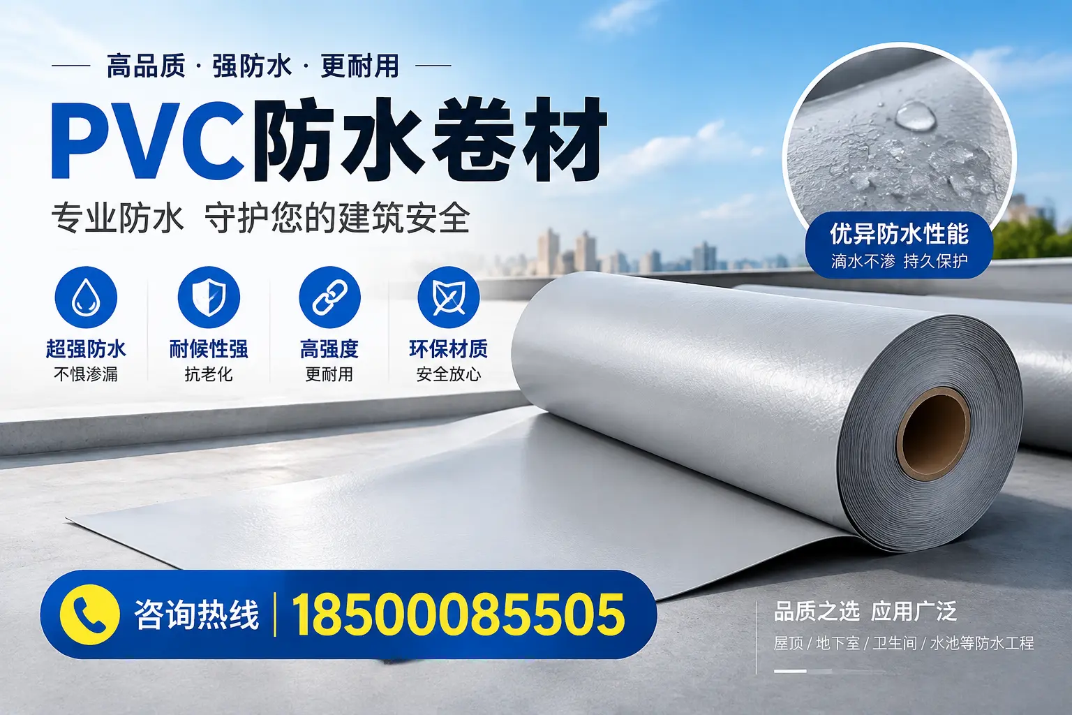 开封地区pvc防水卷材的市场现状与发展趋势